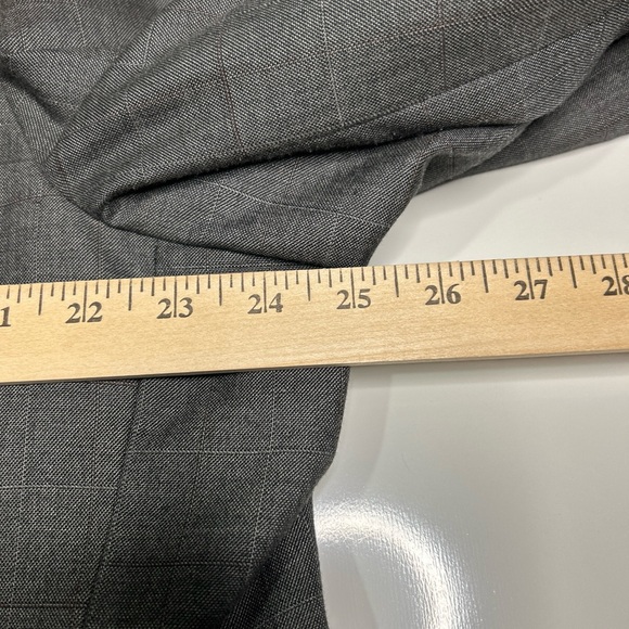 Vince Glen Plaid Suit Men’s 48L Designed In Italy Gray Pants 43 Easily Tailored - Picture 11 of 16